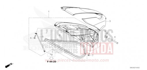 LUGGAGE LID NC750XDS de 2025